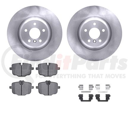 Dynamic Friction Company 6612-31419 Rotors with 5000 Euro Ceramic Brake Pads includes Hardware
