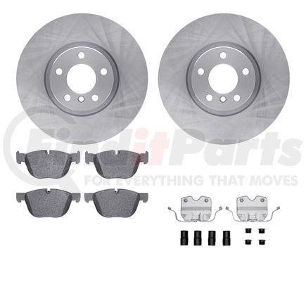 Dynamic Friction Company 6612-31457 Rotors with 5000 Euro Ceramic Brake Pads includes Hardware