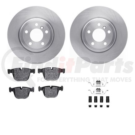 Dynamic Friction Company 6612-31453 Rotors with 5000 Euro Ceramic Brake Pads includes Hardware