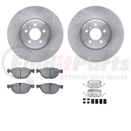 Dynamic Friction Company 6612-31469 Rotors with 5000 Euro Ceramic Brake Pads includes Hardware