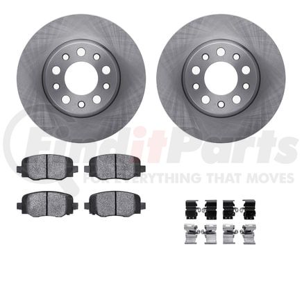Dynamic Friction Company 6612-42037 Rotors with 5000 Euro Ceramic Brake Pads includes Hardware