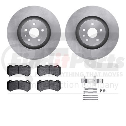 Dynamic Friction Company 6612-46063 Rotors with 5000 Euro Ceramic Brake Pads includes Hardware