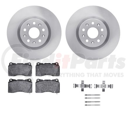 Dynamic Friction Company 6612-46082 Rotors with 5000 Euro Ceramic Brake Pads includes Hardware