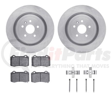 Dynamic Friction Company 6612-47031 Rotors with 5000 Euro Ceramic Brake Pads includes Hardware
