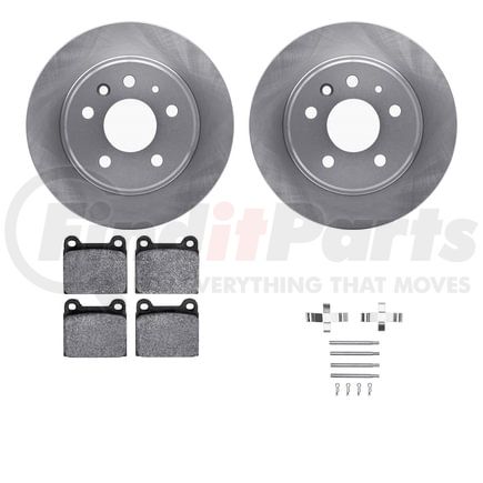 Dynamic Friction Company 6612-63034 Rotors with 5000 Euro Ceramic Brake Pads includes Hardware
