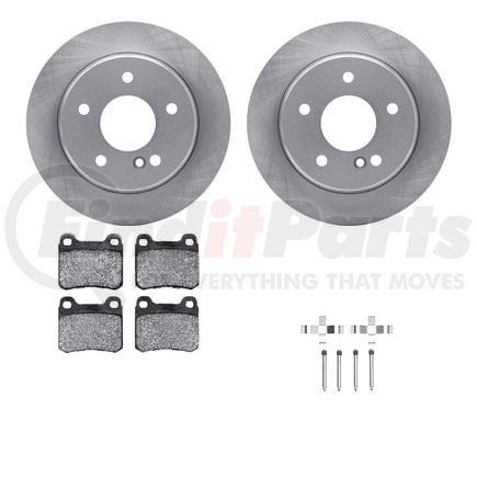 Dynamic Friction Company 6612-63189 Rotors with 5000 Euro Ceramic Brake Pads includes Hardware