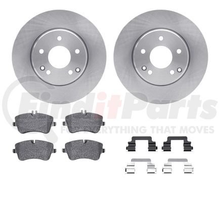 Dynamic Friction Company 6612-63266 Rotors with 5000 Euro Ceramic Brake Pads includes Hardware
