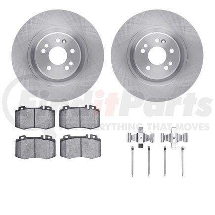 Dynamic Friction Company 6612-63388 Rotors with 5000 Euro Ceramic Brake Pads includes Hardware