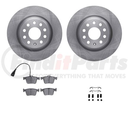 Dynamic Friction Company 6612-73282 Rotors with 5000 Euro Ceramic Brake Pads includes Hardware