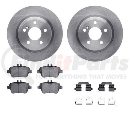 Dynamic Friction Company 6512-63471 Brake Rotor with 5000 Brake Pads and Hardware Kit