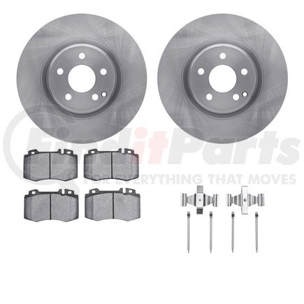 Dynamic Friction Company 6512-63509 Brake Rotor with 5000 Brake Pads and Hardware Kit