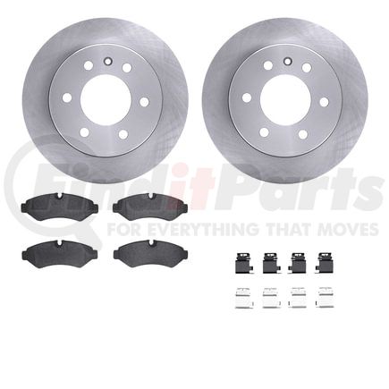 Dynamic Friction Company 6512-63602 Rotors with 5000 Advanced Brake Pads includes Hardware