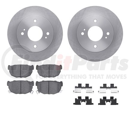 Dynamic Friction Company 6512-67233 Brake Rotor with 5000 Brake Pads and Hardware Kit