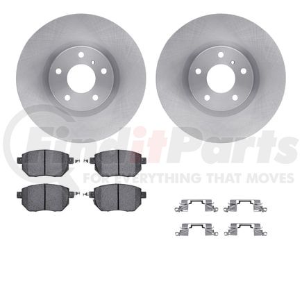 Dynamic Friction Company 6512-67346 Brake Rotor with 5000 Brake Pads and Hardware Kit