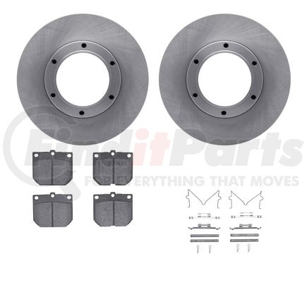 Dynamic Friction Company 6512-67432 Brake Rotor with 5000 Brake Pads and Hardware Kit