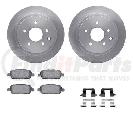 Dynamic Friction Company 6512-67463 Brake Rotor with 5000 Brake Pads and Hardware Kit