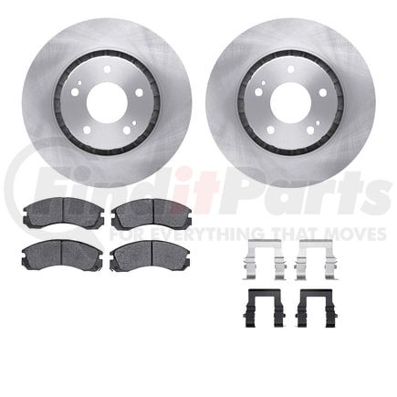 Dynamic Friction Company 6512-72257 Brake Rotor with 5000 Brake Pads and Hardware Kit