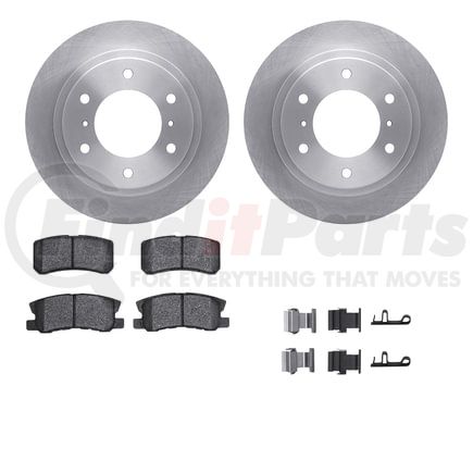 Dynamic Friction Company 6512-72293 Brake Rotor with 5000 Brake Pads and Hardware Kit