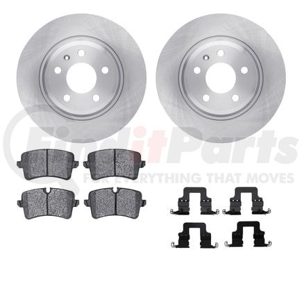 Dynamic Friction Company 6512-73363 Brake Rotor with 5000 Brake Pads and Hardware Kit