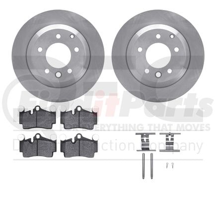 Dynamic Friction Company 6512-74428 Brake Rotor with 5000 Brake Pads and Hardware Kit