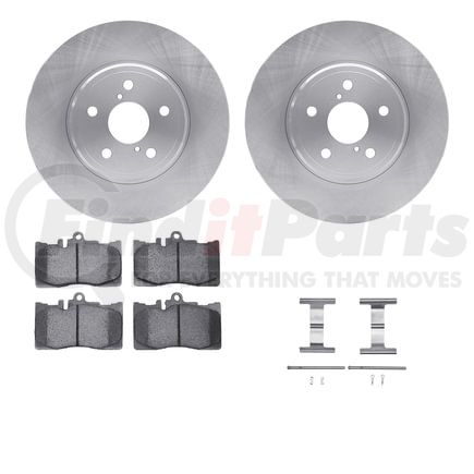 Dynamic Friction Company 6512-75073 Brake Rotor with 5000 Brake Pads and Hardware Kit
