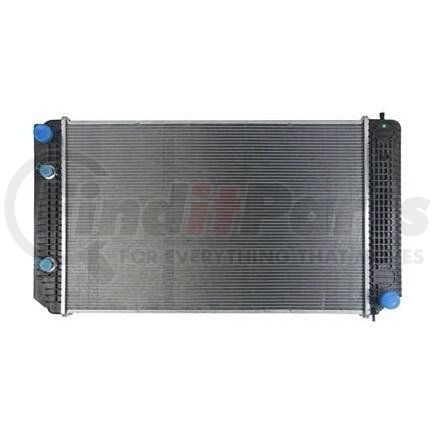 GMC HDC010873PA Design Style  Plastic AluminumHeight  37 1/4 InchesWidth  23 1/8 InchesDepth  2 InchesInlet  1 13/16 Inch ConnectionOutlet  1 13/16 Inch ConnectionEngine Oil Cooler  NoTrans Oil Cooler  18 InchMake  Chevrolet GMCModel  Topkick KodiakSt