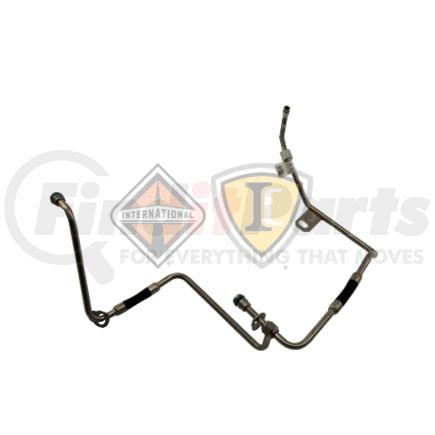 International 3018397C93 Turbocharger Oil Supply Tube Assembly, Navistar Compatible