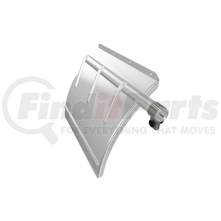 Fleet Engineers 033-00215 Cross-Tube Classic XTCL-24 Low Mount, Stainless Steel, Single, Curbside