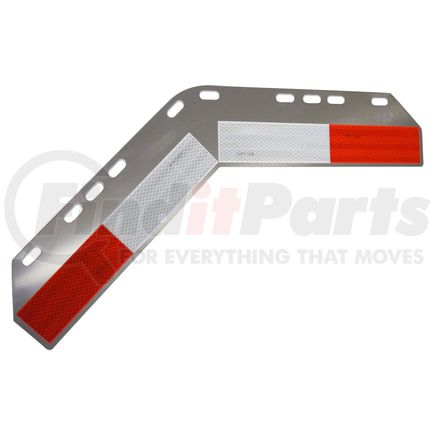 Fleet Engineers 033-04263 Universal Conspicuity Plate, Shortie, Aluminum, Single