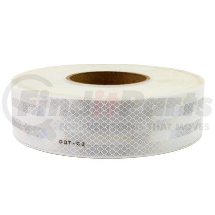 Fleet Engineers 997-75005 DOT-C2 Reflective Tape, 150' Roll, all white pattern