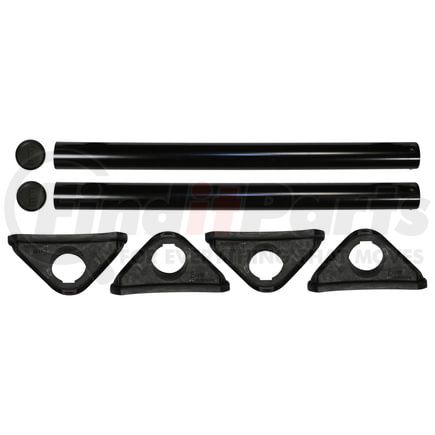 Fleet Engineers 031-01234 X-Flex Straight Mount, 2 Bracket Set, E-Coat, Top Radius Application