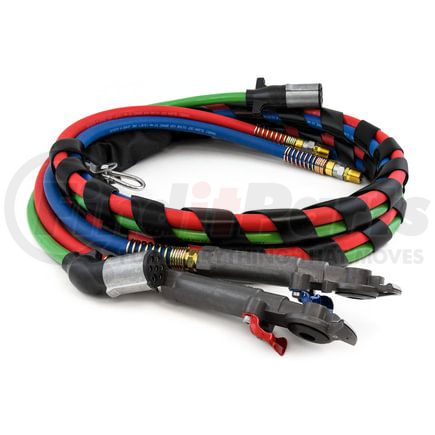 Tramec Sloan 451204 3-in-1 Wrap with Red & Blue Hose, 12', MAXXGrips, Sonogrip ABS with Straight & Angled Ends