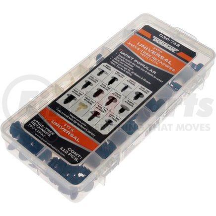 Dorman 030-742 Universal Christmas Tree Body Fastener Tech Tray - With Retainers