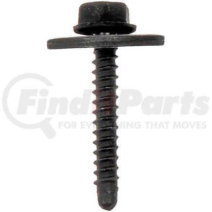Dorman 700-044 Splash Shield Screw - With Captive Washer, M4.2 X 25MM, Black Phosphate