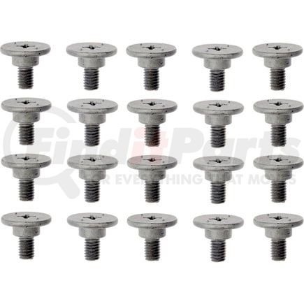Dorman 700-113 Splash Shield Bolt - Phillips Drive, M6-1.0 X 8MM, Geomet, Silver