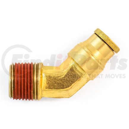Tramec Sloan S254PMTNS-6-2 Air Brake Fitting - 3/8 Inch x 1/8 Inch 45 Degree Male Elbow - Push-In