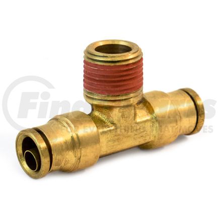 Tramec Sloan S272PMTNS-4-4 Air Brake Fitting - 1/4 Inch x 1/4 Inch Male Branch Tee - Push-In