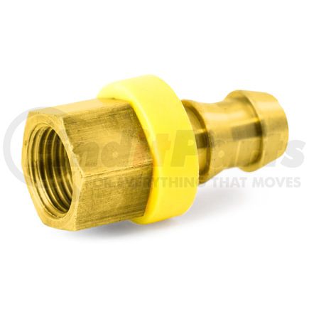 Tramec Sloan S692-6-6 Rigid Female Hose Barb, 3/8 Hose x 3/8 Tube