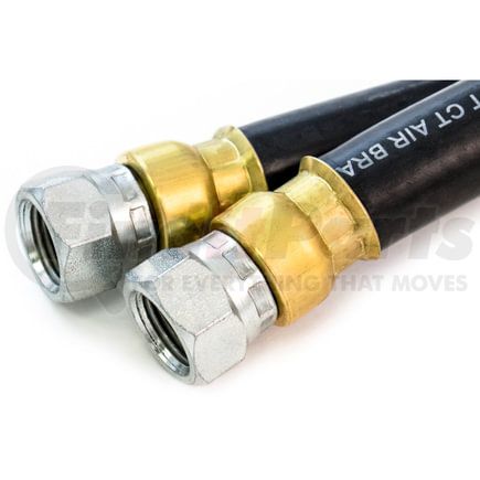 Tramec Sloan 666600-32 3/8 45 Female Flare Hose Assembly, 32, Black