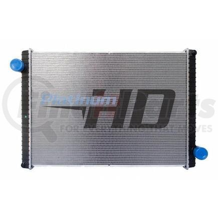 Peterbilt HDC010185PA 2000-2003 Peterbilt 330 Plastic Aluminum 3 Row Radiator Without Oil Cooler Design Style  Plastic Aluminum 3 Row CoreHeight  34 1/2 InchesWidth  25 1/8 InchesDepth  2 1/4 InchesInlet  2 1/2 Inch ConnectionOutlet  2 1/2 Inch ConnectionEngine O