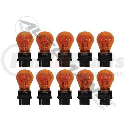 Automann 571.LB3157NA-1 MINIATURE BULB 3157NA AMBER PLASTIC WEDGE BASE S-8 TYPE 12.8/14.0 VOLT 2.10/0.59 AMP