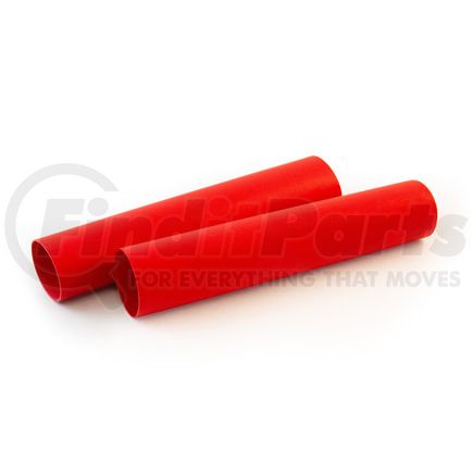 Tramec Sloan 422165 Dual-Wall Heat Shrink Tube, 6, 1 I.D., Red, 2-4/0