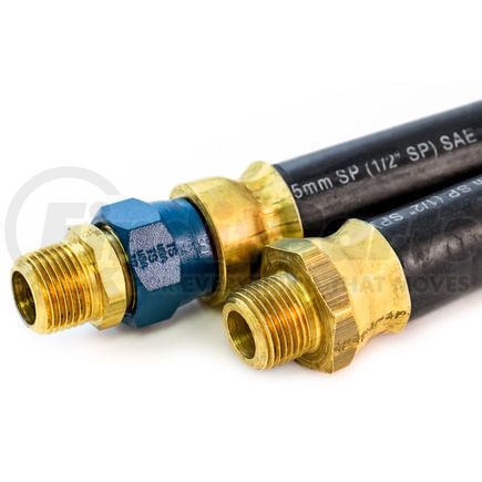 Tramec Sloan 452154MAX 1/2 MAXXDuty Hose Assembly, 54,E 3/8 Fixed 3/8 Swivel, Black