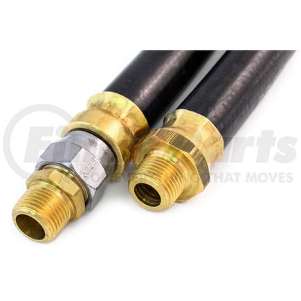 Tramec Sloan 452184 1/2 Adapter Style Hose Assembly, 84, 3/8 Fixed 3/8 Swivel, Black