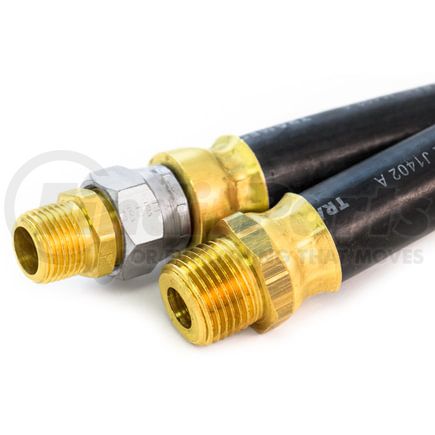 Tramec Sloan 452320 1/2 Adapter Style Hose Assembly, 20, 1/2 Fixed 3/8 Swivel, Black