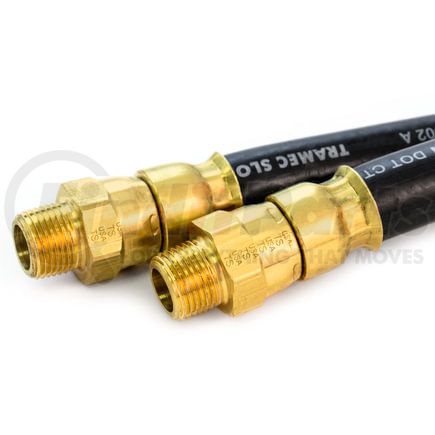 Tramec Sloan 455026 3/8 Permanent Swivel Hose Assembly, 26, 3/8 Swivels x2, Black