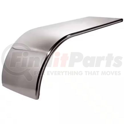 TRUX TFEN-H12 Fender - Half, 60", Fully Smooth, with Rolled Edge and Flange, 16 Gauge