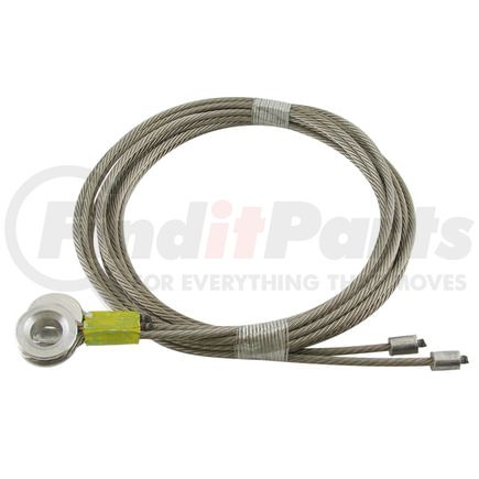 Wheeler Fit 1804-105X7/16 CABLE,DOOR STAINLESS STEEL 105" X 1/8"-7/16" EYE, 7/19 STRAND