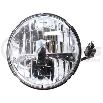 Wheeler Fit 5201-0017 Headlight Assembly - 7 in. dia., Round, LED, Clear Lens, Sealed Beam