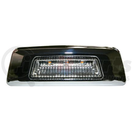 Wheeler Fit 5206-0036 LAMP,MARKER - LED - CHROME BEZEL WITH AMBER LIGHTS - FENDER